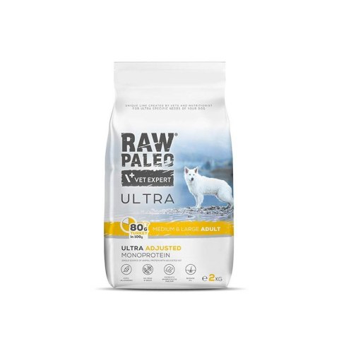 Vetexpert Raw Paleo Ultra Karma Dla Psów Dorosłych Large Indyk 2kg RAW PALEO