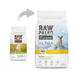 Vetexpert Raw Paleo Ultra Karma Dla Szczeniąt Małych Ras Indyk 8kg RAW PALEO