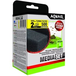 Aquael Aquael Turbo 500 Sponge - gąbki zapasowe do filtra 2 sztuki