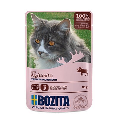 BOZITA Kawałki w Galarecie z Łosiem 85g Bozita