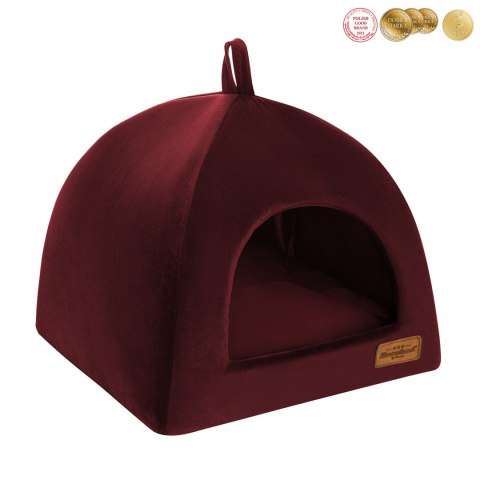 Budka Welurove bordo Recobed