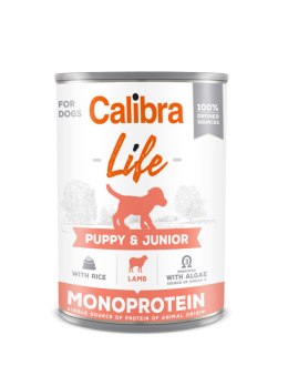 Calibra Dog Life Puppy & Junior Jagnięcina Z Ryżem 400g Calibra