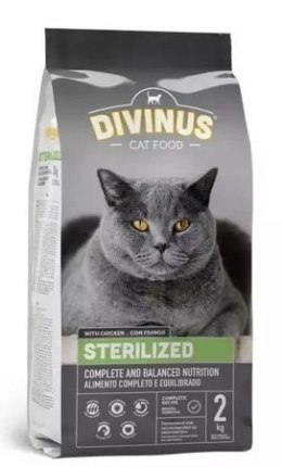 Divinus Cat Sterilized Karma Sucha Dla Kotów Sterylizowanych 2kg Divinus