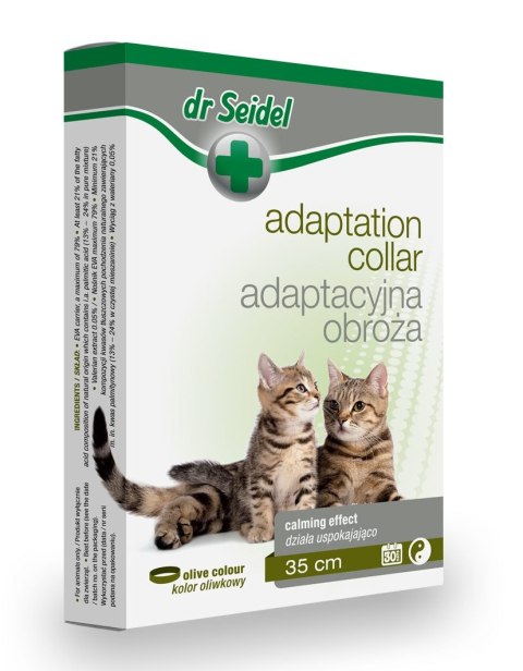 Dr Seidel Obroża adaptacyjna dla kotów 35 cm Laboratorium DermaPharm