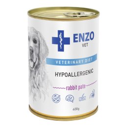 ENZO VET Hypoallergenic dieta hypoallergiczna z królikiem dla psów 400g ENZO VET