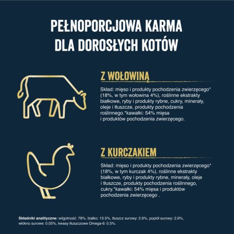 FELIX Tasty Shreds Karma dla dorosłych kotów Wiejskie Smaki w Sosie Felix