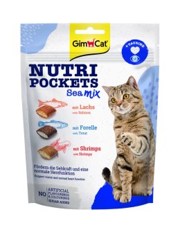 Gimcat Nutri Pockets Sea Mix Przysmak Z Tauryną Dla Kota 150g Gimborn
