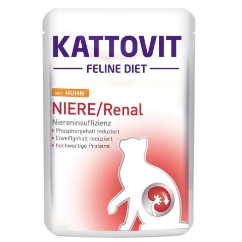 Kattovit Niere/Renal kurczak 85g saszetka Kattovit