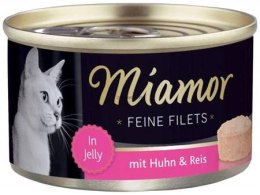 Miamor Feine Filets - Mokra Karma dla Kota, Filety z Kurczaka z Ryżem MIAMOR