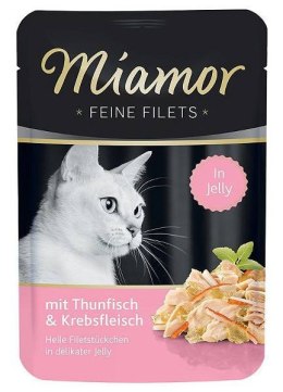 Miamor Feine Filets - Mokra Karma dla Kota, Filety z Tuńczyka z Krabem MIAMOR