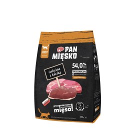 PAN MIĘSKO Cielęcina z kaczką M 400g dla kota PAN MI�SKO