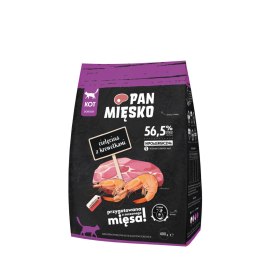 PAN MIĘSKO Sucha karma dla kota - Cielęcina z krewetkami PAN MI�SKO