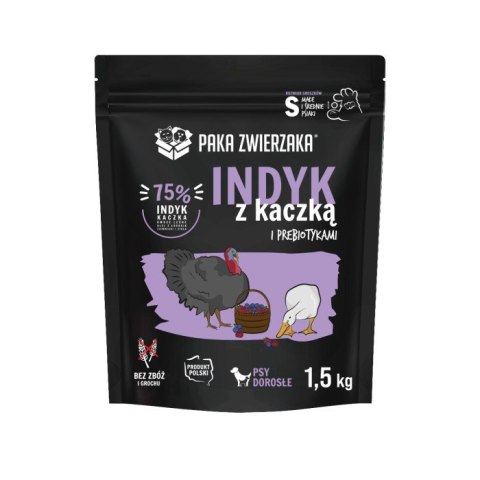 Paka Zwierzaka Seventh Heaven Karma Sucha Dla Psów Indyk Z Kaczką Mini 1,5kg Paka Zwierzaka
