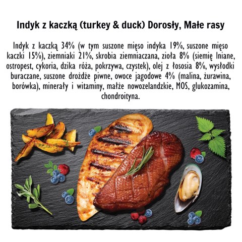 Paka Zwierzaka Seventh Heaven Karma Sucha Dla Psów Indyk Z Kaczką Mini 1,5kg Paka Zwierzaka