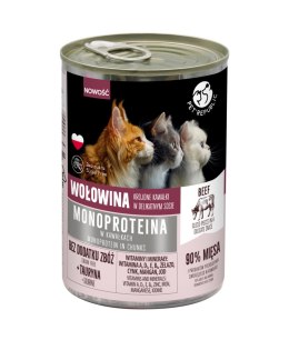 PetRepublic Monoprotein Wołowina 400g - karma monobiałkowa dla kotów Pet Republic