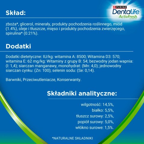 Purina Dentalife Activefresh Przysmak Dla Psa 142g 4 Sztuki Purina