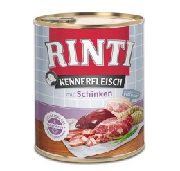 Rinti Kennerfleisch Schinken Karma Mokra dla Psa - Szynka 800g Rinti