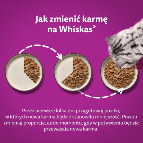 Whiskas Adult Karma Mokra Dla Kotów Wołowina Kurczak Jagnięcina Drób 12x85g Whiskas