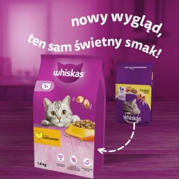 Whiskas Adult Karma Sucha Dla Kotów Kurczak 1,4kg Whiskas