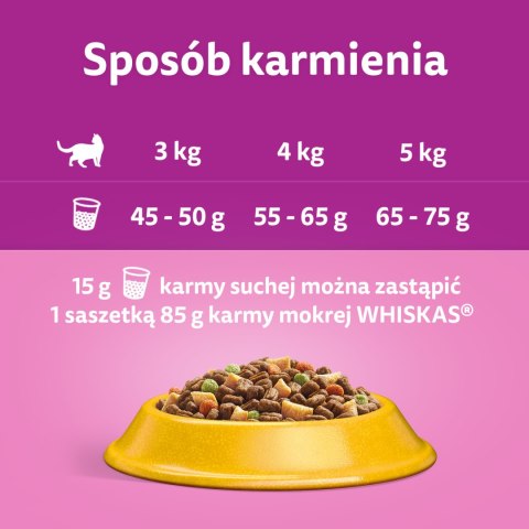 Whiskas Adult Karma Sucha Dla Kotów Kurczak 1,4kg Whiskas