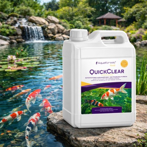 Aquaforest Quick Clear POND 1L - krystalicznie czysta woda w oczku wodnym Aquaforest
