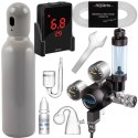 Aquario Exclusive 2.0 - zestaw CO2 z elektrozaworem i komputerem pH + butla 8l Aquario