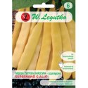 Fasola szparagowa karłowa 'Supernano Giallo' - żółtostrąkowa, strąki typu wstęga, średnio wczesna W.Legutko