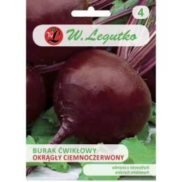 Nasiona buraka ćwikłowego Okrągły Ciemnoczerwony W.Legutko
