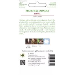 Nasiona marchwi Koral, odmiana późna W.Legutko