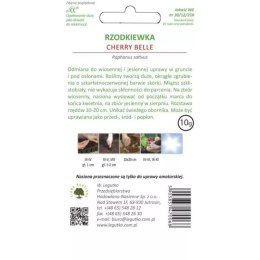 Rzodkiewka Cherry Belle - okrągła, czerwona W.Legutko