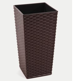 Donica FINEZJA 250x250 rattan - mokka LAMELA
