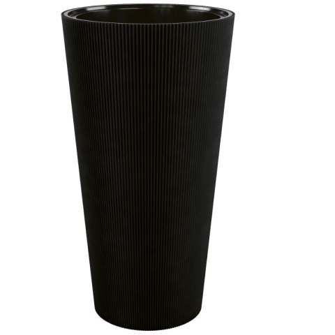 Donica Linea Slim 30 - głęboka czerń FORM-PLASTIC