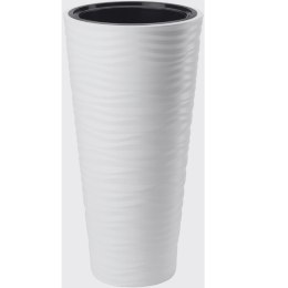 Donica Sahara Dunes Slim okrągła 35 - biały FORM-PLASTIC