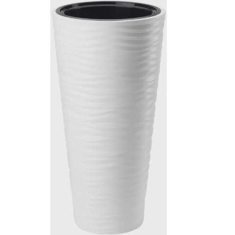 Donica Sahara Dunes Slim okrągła 35 - biały FORM-PLASTIC