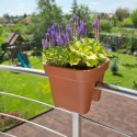 Donica balustradowa LOBELIA 450x290 - ceglasty LAMELA