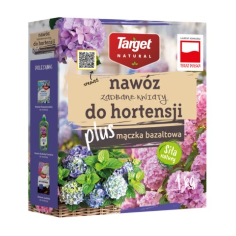 NAWÓZ ZADBANE KWIATY DO HORTENSJI Z MĄCZKĄ BAZLTOWĄ 1 KG Target