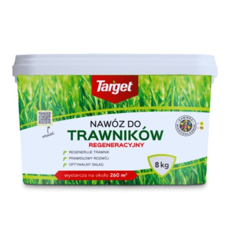 Nawóz granulowany do trawnika regeneracyjny 8kg Target