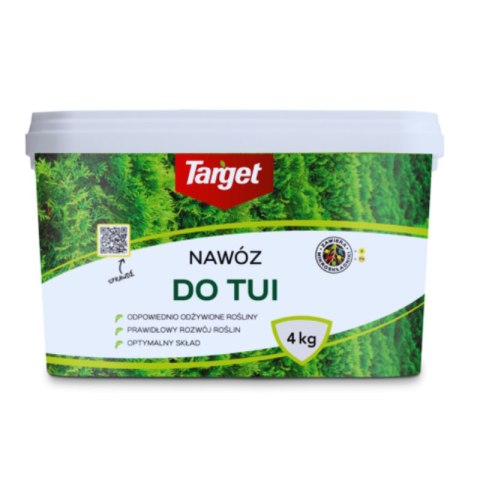 Nawóz granulowany do tui 4kg Target