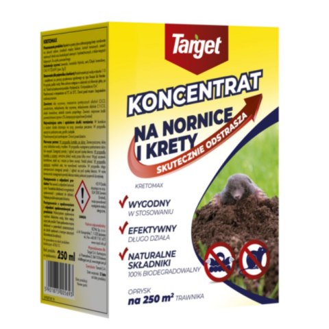 Preparat odstraszający krety i nornice Kretomax 250 ml Target