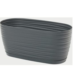 Skrzynka Sahara Petit 27 z podstawką - antracyt FORM-PLASTIC