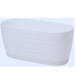 Skrzynka Sahara Petit 27 z podstawką - biały FORM-PLASTIC