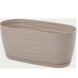 Skrzynka Sahara Petit 31 z podstawką - szaro-beżowy FORM-PLASTIC