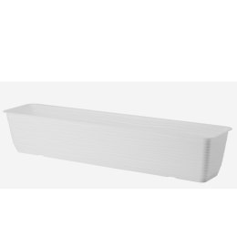 Skrzynka balkonowa Sahara z podstawką 80 cm biała FORM-PLASTIC