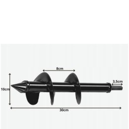 Wiertło ogrodowe/świder do sadzenia roślin 30cm VERK GROUP