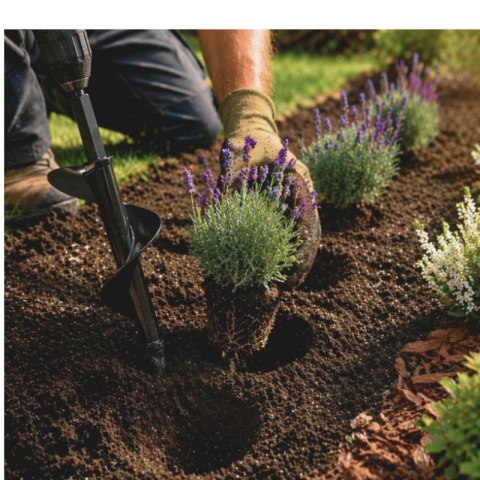 Wiertło ogrodowe/świder do sadzenia roślin 30cm VERK GROUP