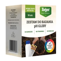 Zestaw do badania odczynu pH gleby Target