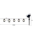 Girlanda ogrodowa solarna 30 lampionów LED VERK GROUP