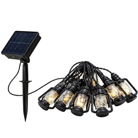 Girlanda ogrodowa solarna - 50 lampionów LED VERK GROUP