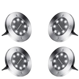 Lampki Solarne Gruntowe LED 4 Szt. VERK GROUP