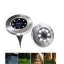 Lampki Solarne Gruntowe LED 4 Szt. VERK GROUP